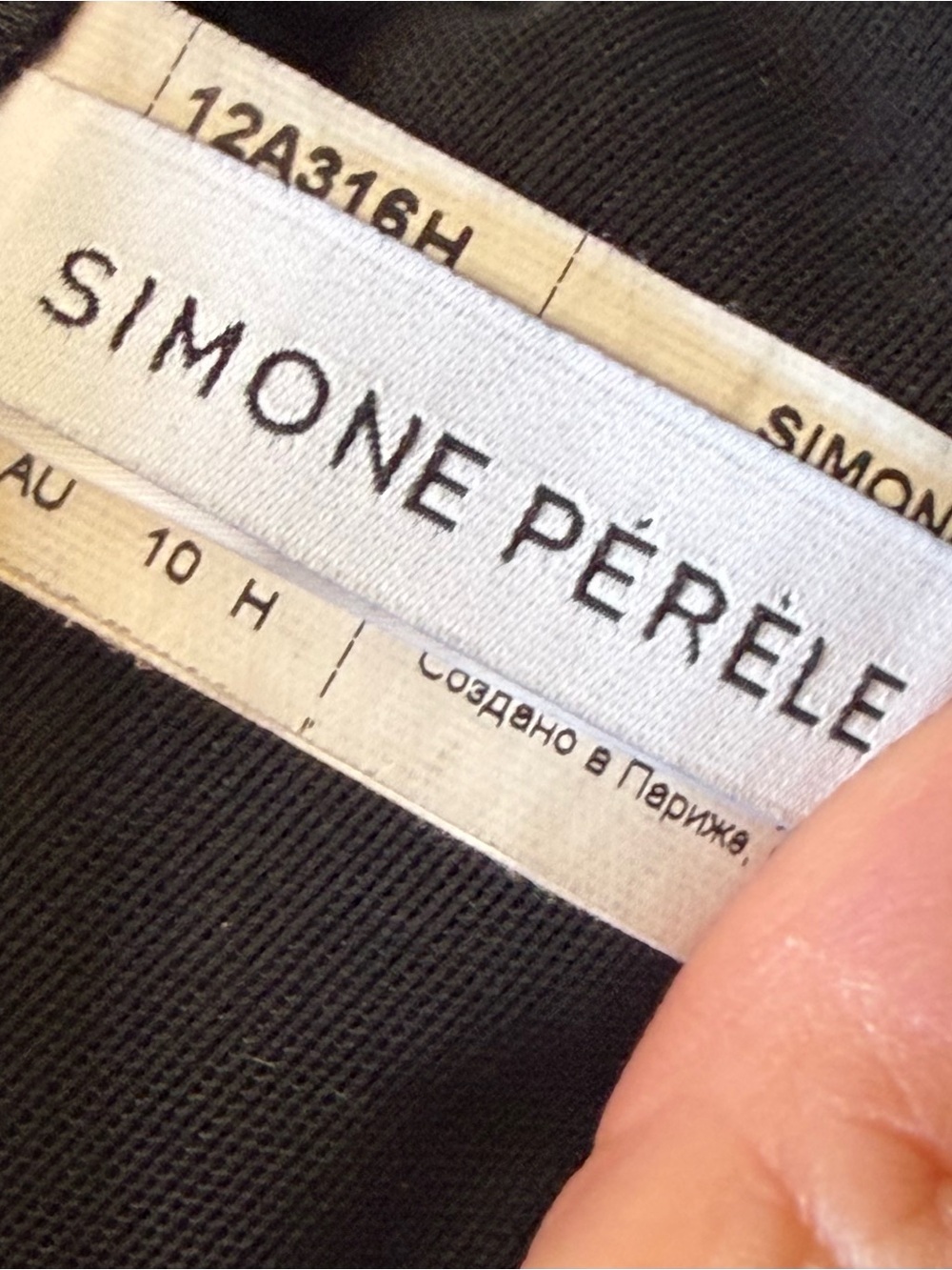 Simone Perele Caresse 3D Plunge T-Shirt Bra in Black Sz 32H - Picture 13 of 15